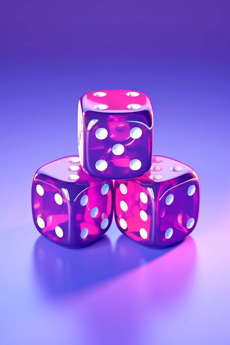 Baccarat table layout with Banker, Player, and Tie betting areas highlighted